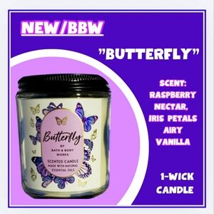 🔥"BUTTERFLY" 1-WICK CANDLE/NEW-BBW
